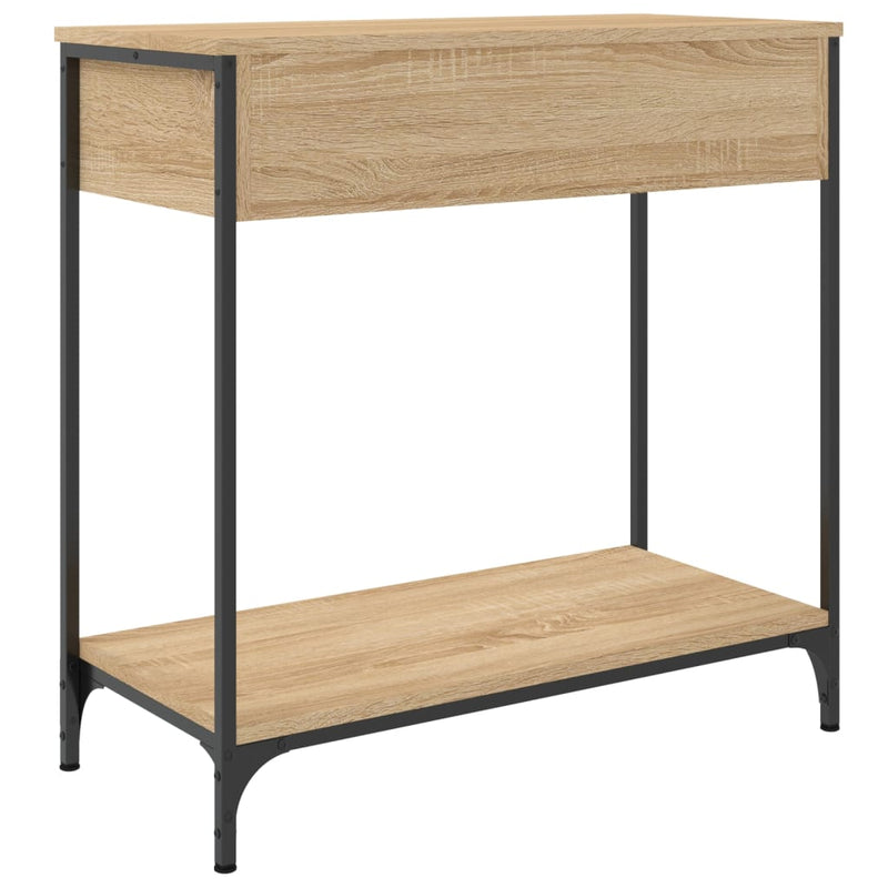 vidaXL sonoma tölgy színű szerelt fa dohányzóasztal 75 x 34,5 x 75 cm