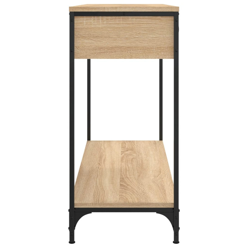 vidaXL sonoma tölgy színű szerelt fa dohányzóasztal 100 x 34,5 x 75 cm