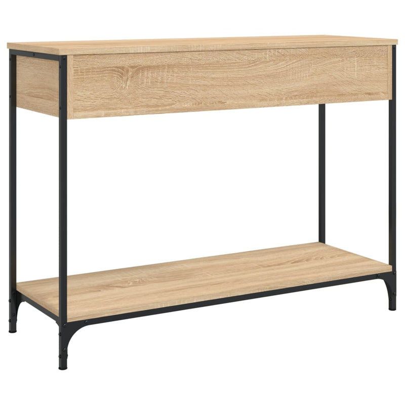 vidaXL sonoma tölgy színű szerelt fa dohányzóasztal 100 x 34,5 x 75 cm