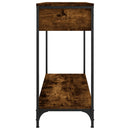vidaXL füstös tölgy színű szerelt fa tálalóasztal 100 x 34,5 x 75 cm