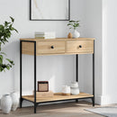 vidaXL sonoma tölgy színű szerelt fa dohányzóasztal 75 x 34,5 x 75 cm