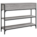 vidaXL szürke sonoma szerelt fa tálalóasztal 100x25x75 cm