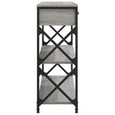 vidaXL szürke sonoma szerelt fa tálalóasztal 75x28x75 cm