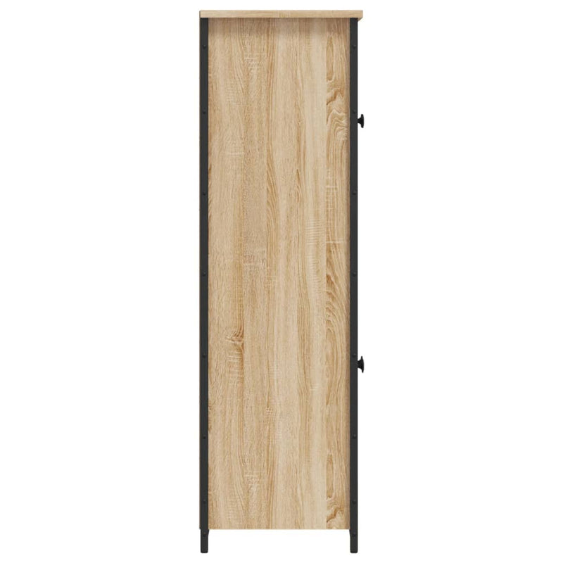 vidaXL sonoma tölgy szerelt fa magasszekrény 62 x 32 x 106,5 cm