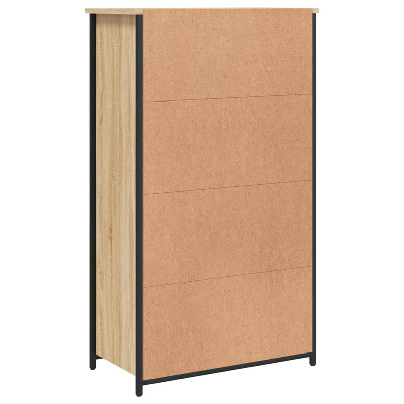 vidaXL sonoma tölgy szerelt fa magasszekrény 62 x 32 x 106,5 cm