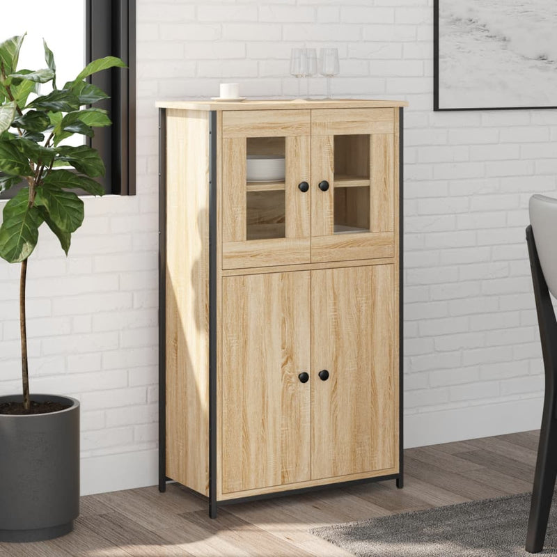 vidaXL sonoma tölgy szerelt fa magasszekrény 62 x 32 x 106,5 cm