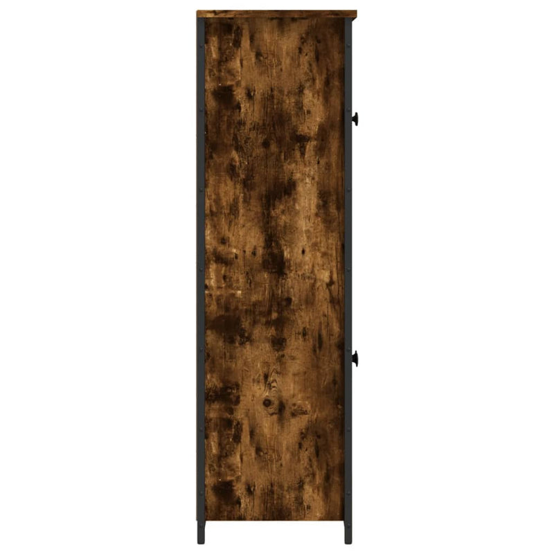 vidaXL füstös tölgy színű szerelt fa magasszekrény 62 x 32 x 106,5 cm