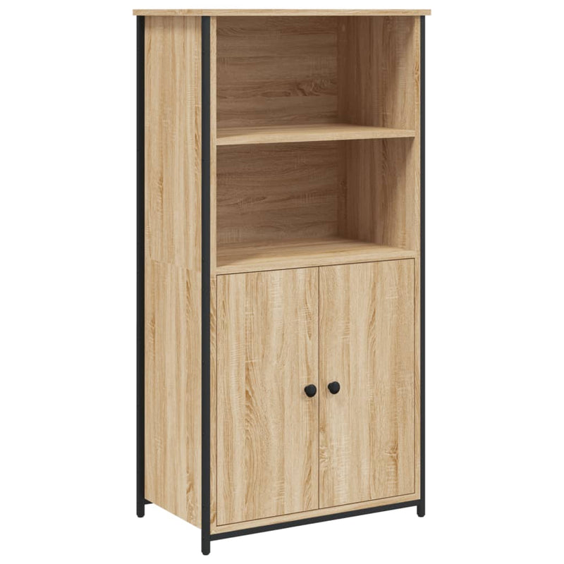 vidaXL sonoma tölgy színű szerelt fa magasszekrény 62 x 36 x 121,5 cm