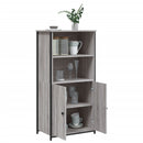 vidaXL szürke sonoma színű szerelt fa magasszekrény 62 x 36 x 121,5 cm