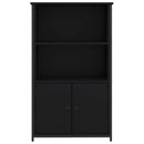 vidaXL fekete szerelt fa magasszekrény 62 x 32 x 103,5 cm