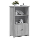 vidaXL szürke sonoma szerelt fa magasszekrény 62 x 32 x 103,5 cm