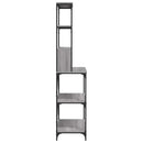 vidaXL 6 szintes szürke sonoma színű szerelt fa pékállvány 90x40x180cm