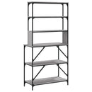 vidaXL 6 szintes szürke sonoma színű szerelt fa pékállvány 90x40x180cm