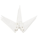 vidaXL összecsukható fehér karácsonyi lámpa LED-del 43 cm