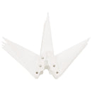 vidaXL 3 db összecsukható tüskés fehér karácsonyi lámpa LED-del 35 cm