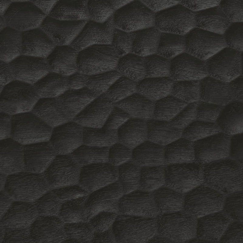 vidaXL fekete tömör mangófa éjjeliszekrény 40 x 33 x 46 cm
