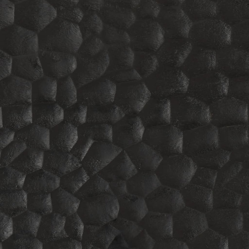 vidaXL fekete tömör mangófa éjjeliszekrény 50 x 33 x 60 cm