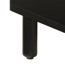 vidaXL fekete tömör mangófa fürdőszobaszekrény 38 x 33 x 160 cm