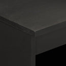 vidaXL fekete tömör mangófa tálalószekrény 60 x 33 x 75 cm