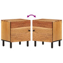 vidaXL 2 db tömör akácfa éjjeliszekrény 40 x 33 x 46 cm