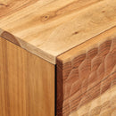 vidaXL 2 db tömör akácfa éjjeliszekrény 40 x 33 x 46 cm