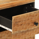 vidaXL tömör akácfa éjjeliszekrény 40 x 33 x 46 cm