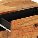 vidaXL tömör akácfa és szerelt fa éjjeliszekrény 50 x 33 x 60 cm