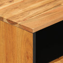vidaXL tömör akácfa és szerelt fa éjjeliszekrény 50 x 33 x 60 cm