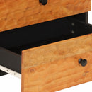 vidaXL tömör akácfa és szerelt fa éjjeliszekrény 50 x 33 x 60 cm