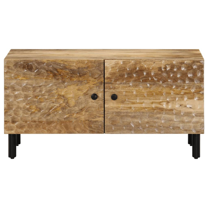 vidaXL tömör mangófa dohányzóasztal 80 x 50 x 40 cm