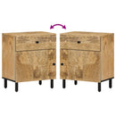 vidaXL tömör mangófa éjjeliszekrény 50 x 33 x 60 cm