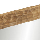 vidaXL tömör mangófa és üveg fürdőszobatükör 50 x 70 x 2,5 cm