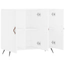 vidaXL fehér szerelt fa tálalószekrény 90 x 34 x 80 cm