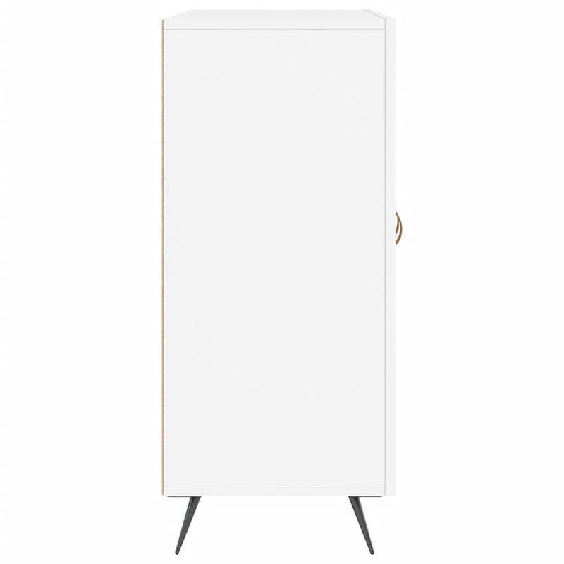 vidaXL fehér szerelt fa tálalószekrény 90 x 34 x 80 cm