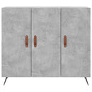 vidaXL betonszürke szerelt fa tálalószekrény 90 x 34 x 80 cm