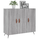 vidaXL szürke sonoma színű szerelt fa tálalószekrény 90 x 34 x 80 cm