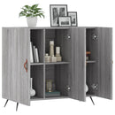 vidaXL szürke sonoma színű szerelt fa tálalószekrény 90 x 34 x 80 cm