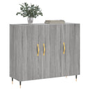 vidaXL szürke sonoma színű szerelt fa tálalószekrény 90 x 34 x 80 cm