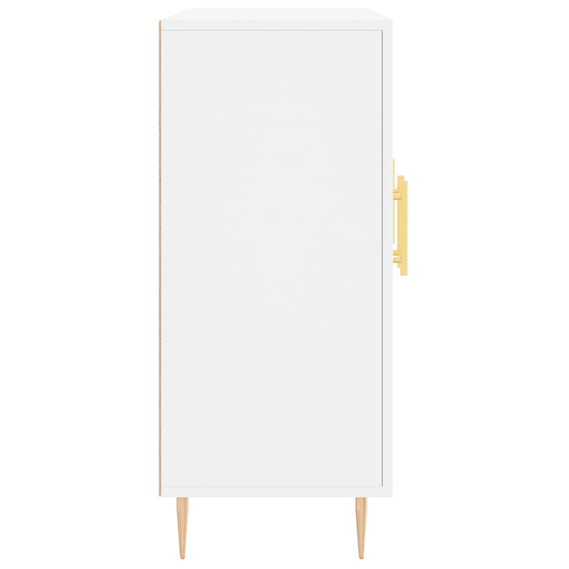 vidaXL fehér szerelt fa tálalószekrény 90 x 34 x 80 cm