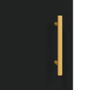 vidaXL fekete szerelt fa tálalószekrény 90 x 34 x 80 cm