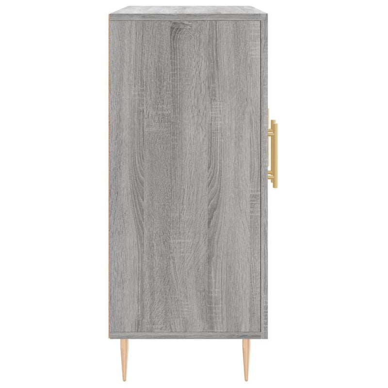 vidaXL szürke sonoma színű szerelt fa tálalószekrény 90 x 34 x 80 cm