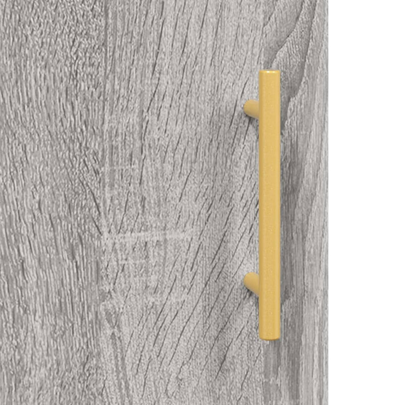 vidaXL szürke sonoma színű szerelt fa tálalószekrény 90 x 34 x 80 cm
