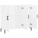 vidaXL fehér szerelt fa tálalószekrény 90 x 34 x 80 cm