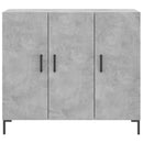vidaXL betonszürke szerelt fa tálalószekrény 90 x 34 x 80 cm