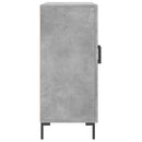 vidaXL betonszürke szerelt fa tálalószekrény 90 x 34 x 80 cm