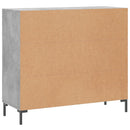 vidaXL betonszürke szerelt fa tálalószekrény 90 x 34 x 80 cm