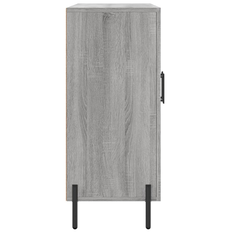 vidaXL szürke sonoma színű szerelt fa tálalószekrény 90 x 34 x 80 cm