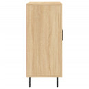 vidaXL sonoma tölgy színű szerelt fa tálalószekrény 90 x 34 x 80 cm