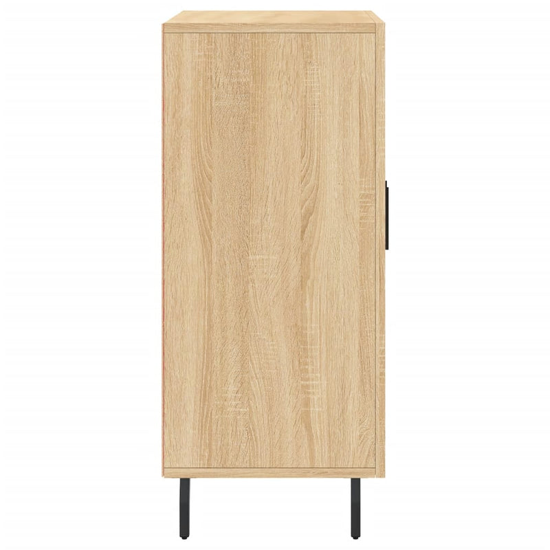 vidaXL sonoma tölgy színű szerelt fa tálalószekrény 90 x 34 x 80 cm