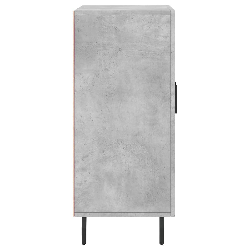 vidaXL betonszürke szerelt fa tálalószekrény 90 x 34 x 80 cm